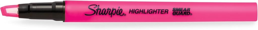 Sharpie Clear View Highlighter Sticks, Chisel Tip, Assorted Fluorescent, 8 Count