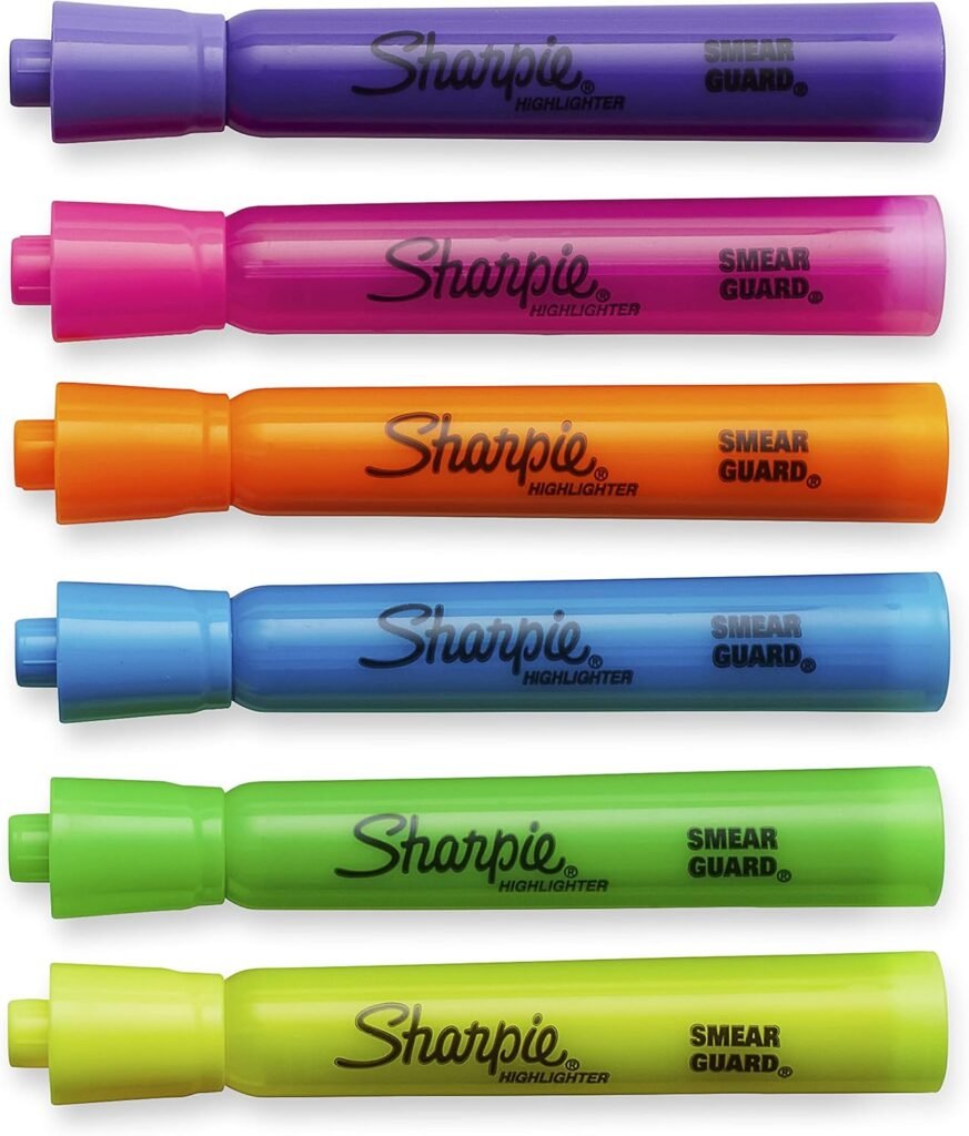 Sharpie Tank Highlighters, Fluorescent And Pastel Highlighters, Chisel Tip Highlighter Markers Set, Teacher And Office Supplies, School Supplies, Assorted Color, Value Pack, 36 Count