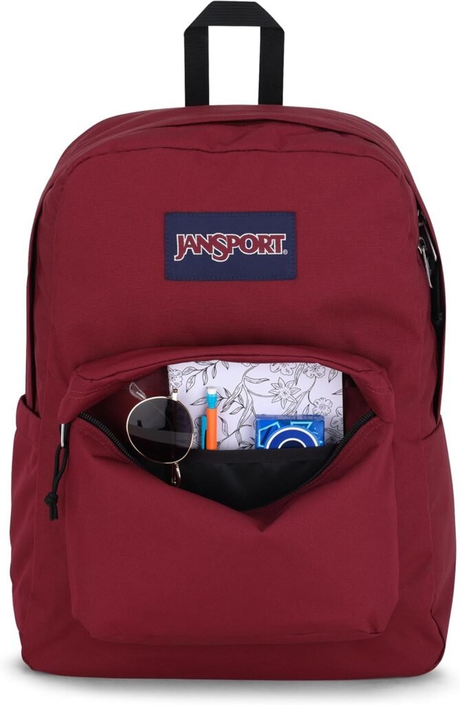 JanSport SuperBreak Backpack - Durable, Lightweight Premium Backpack - Navy